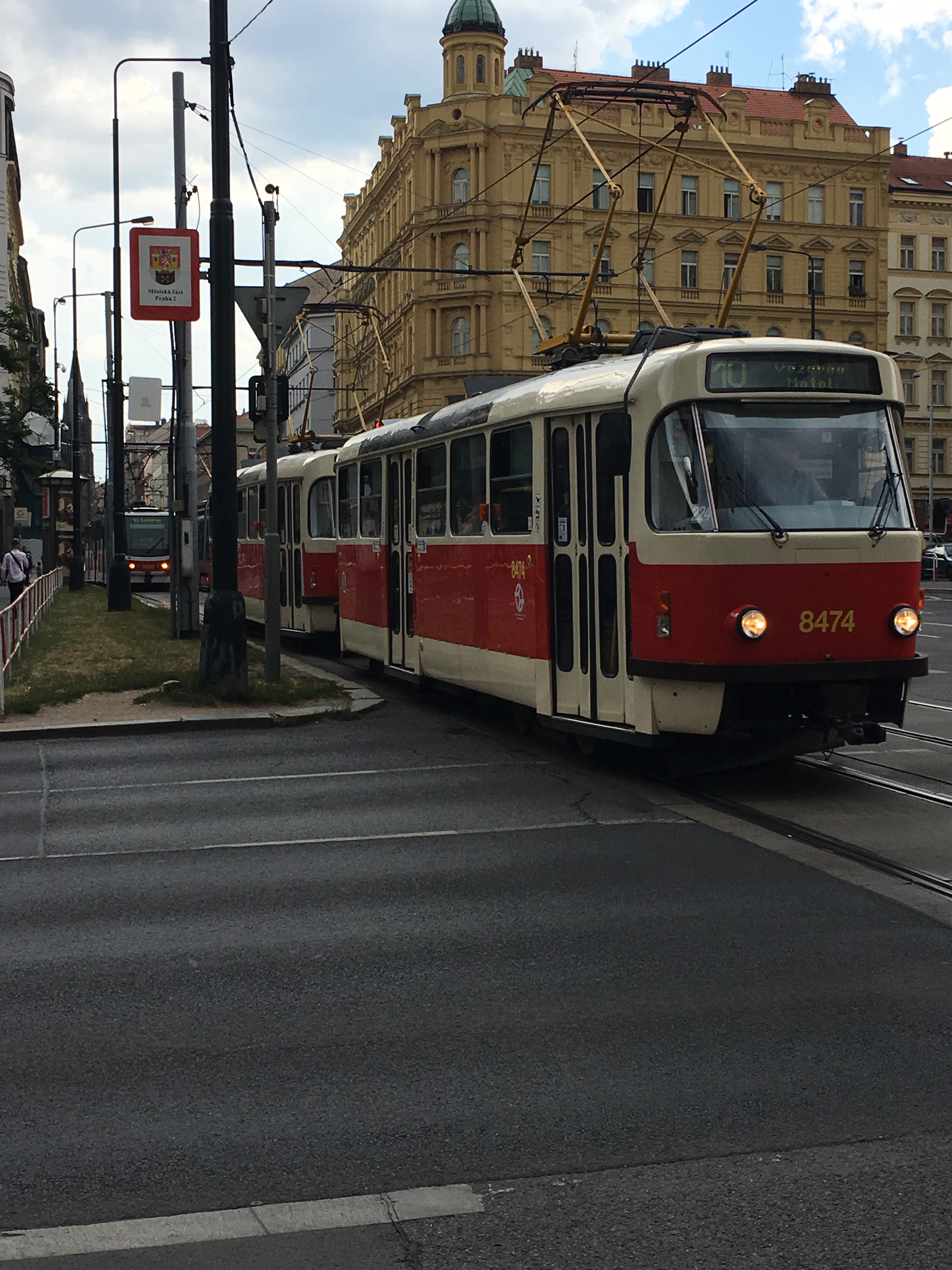 Prague tram. Brownell. 2019